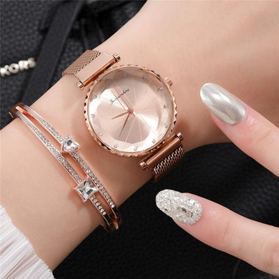 Women  Stainless Steel Quartz Wristwatch